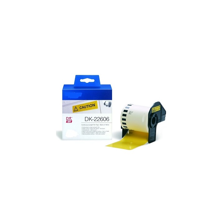 Yellow  62mmX15.24m  for Brother P-Touch QL1000 1050 1060