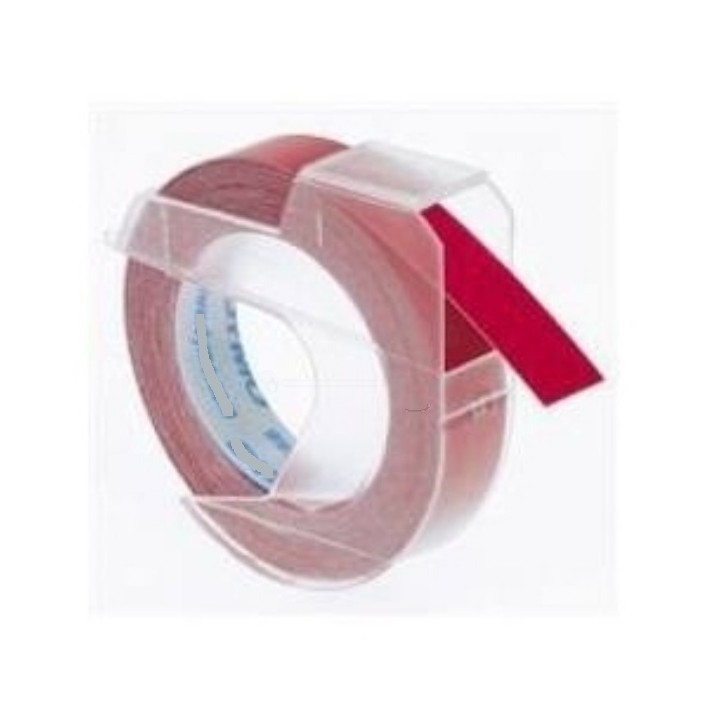 Rosso compa Dymo Junior/Omega Nastro a relievo 3D-9MMx3M