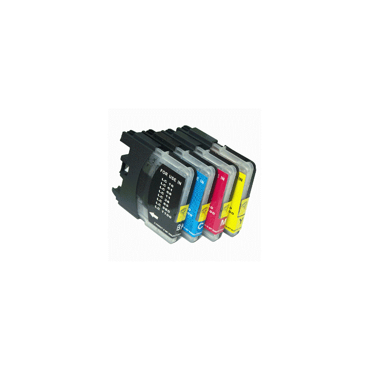 12ML Yellow Compa Brother LC61,LC980, LC1100, LC985