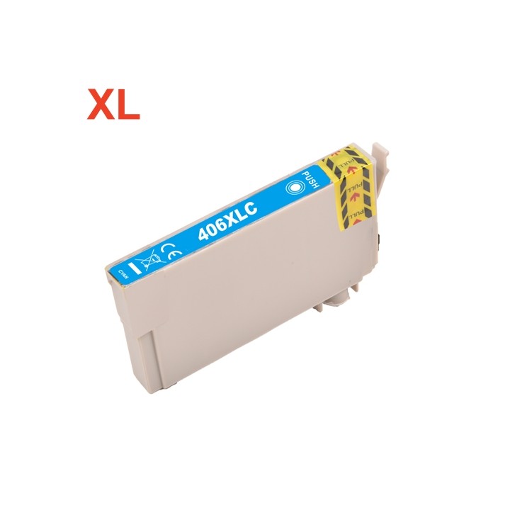 Pigment Com Cyan Epson Work Force Pro WF-3920,3925,4920,4925,4930-1.2KC13T17H24010406XL
