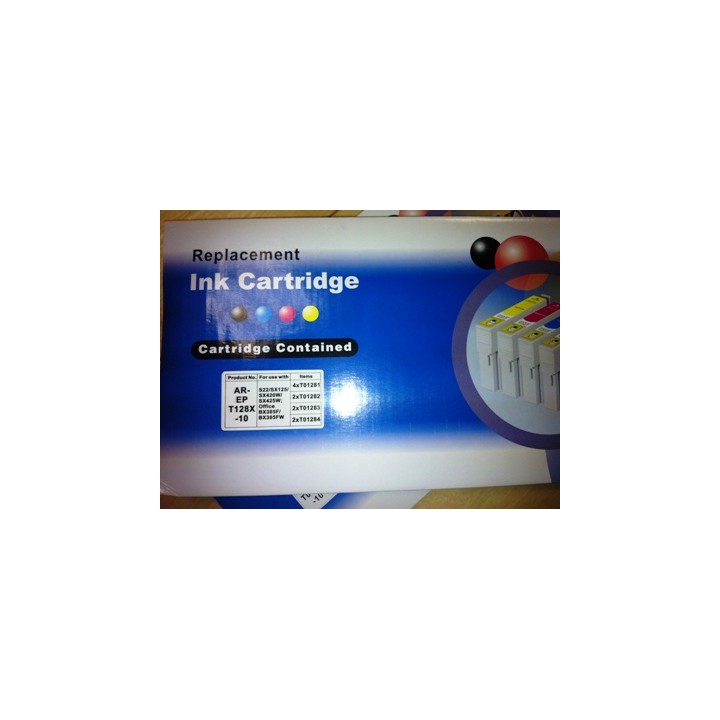 10 Cartucce Compatibili T1281-1282-1283-1284 (4xBk+6 color)