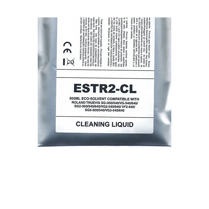 Cleaning Eco-Solvent Ink Bag Compa Roland TrueVIS  SG2,VG2,VF2,SG3,VG3500ML